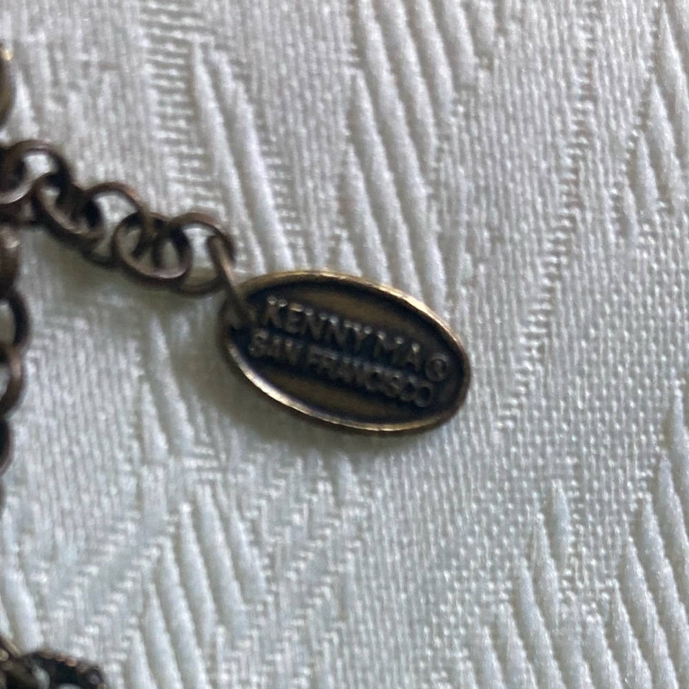KENNY MA San Francisco Blue Sapphire Crystal Collar Necklace - Picture 11 of 11